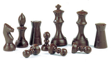 PLAQUE 275X135 DE 16 EMPREINTES DE 1/2 PIÈCES DE JEU D'ÉCHEC