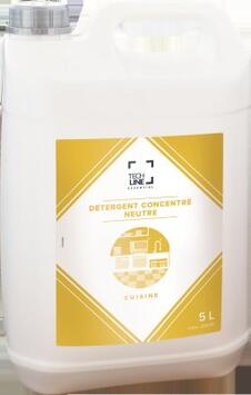 DETERGENT CONCENTRE MULTI USAGES ALIMENTAIRE TECHLINE 5L