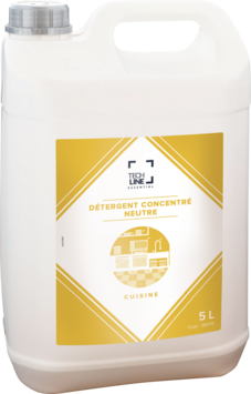 DETERGENT CONCENTRE MULTI USAGES ALIMENTAIRE TECHLINE 5L