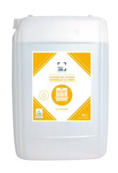 DETERGENT LIQUIDE VAISSELLE EAU DURE TECHLINE LV2000 ECOLABEL EU 20L