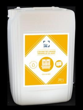 DETERGENT LIQUIDE VAISSELLE EAU DURE TECHLINE LV3000 20L