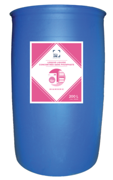 LESSIVE LIQUIDE CONC TOUS TEXTILES TECH SS PHOSPHATE 200L