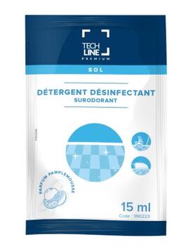NETTOYANT DESINFECTANT SURODORANT  PAMPLEMOUSSE TECHLINE 250X15ML