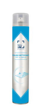 NETTOYANT POLISH BOIS AVEC SILICONE TECHLINE 750ML