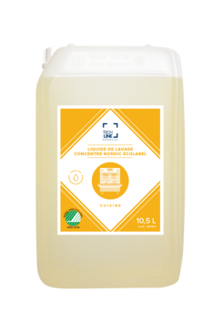 DETERGENT LIQUIDE VAISSELLE CONCENTRE TECHLINE ECOLABEL NS 10.5L
