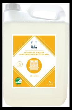 ADDITIF DE RINCAGE CONCENTRE TOUTES EAUX TECHLINE ECOLABEL NS 5L