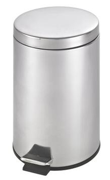 POUBELLE A PEDALE TECHLINE 12L INOX