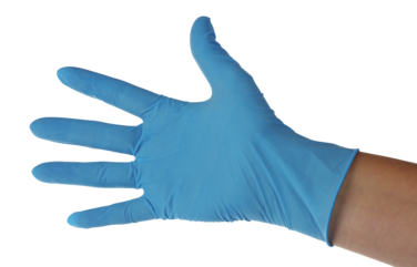 GANT LATEX BLEU POUDRÉ TECHLINE ORIGIN TAILLE L BOÎTE X100