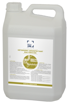DETERGENT DESINFECTANT SURFACES AGROALIMENTAIRE TECHLINE 5L