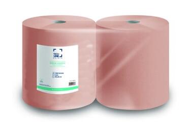 BOBINE DEVIDAGE CLASSIQUE TECHLINE CHAMOIS 1500 FORMATS 2 PLIS 20X30CM ECOLABEL X2