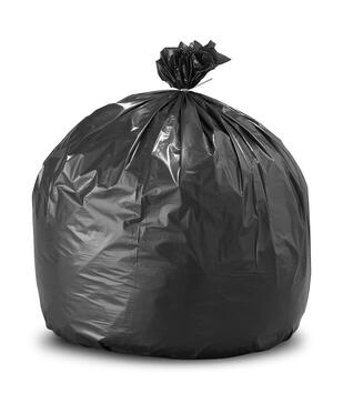 SAC POUBELLE 100L BASSE DENSITE DECHETS MOYENS NOIR X200