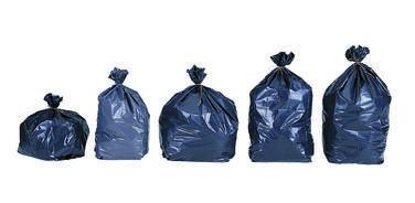 SAC POUBELLE 110L BASSE DENSITE DECHETS MOYENS NOIR X250