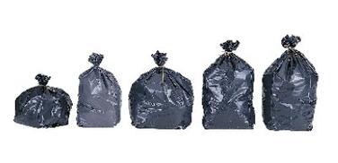 SAC POUBELLE 130L BASSE DENSITE DECHETS MOYENS NOIR X200