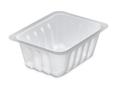 BARQUETTE PS SANS COUVERCLE TRANSPARENT 125ML 91X71X35MM X5000