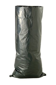 SAC POUBELLE 110L BASSE DENSITE DECHETS MOYENS SANS LIEN NOIR X200