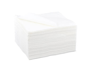 SERVIETTE 27X30CM OUATE TECHLINE 1 PLI PLIAGE DÉCALÉ BLANC X5600