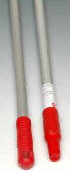 MANCHE ALIMENTAIRE ALUMINIUM  1,4M DIAMETRE 25MM ROUGE