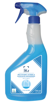NETTOYANT VITRES ET SURFACES MODERNES TECHLINE ECOLABEL EU 750ML