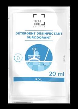 NETTOYANT DESINFECTANT SURODORANT CITRON TECHLINE 250X20ML
