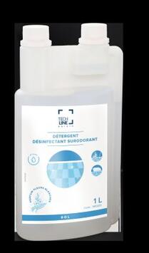 NETTOYANT DESINFECTANT SURODORANT FLEUR BLANC TECHLINE 1L DOSEUR