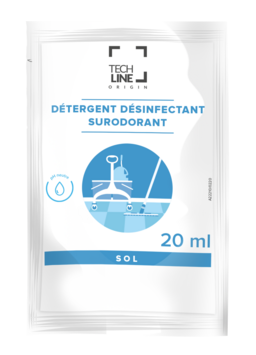 NETTOYANT DESINFECTANT SURODORANT FLEUR BLANC TECHLINE 250X20ML