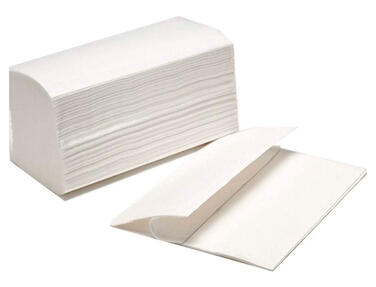 ESSUIE-MAINS PLIÉS EN V TECHLINE BLANC 24X21CM 200 FORMATS 2 PLIS ECOLABEL X20