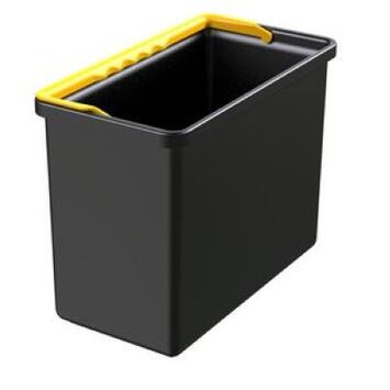 SEAU 7L NOIR / JAUNE TECHLINE