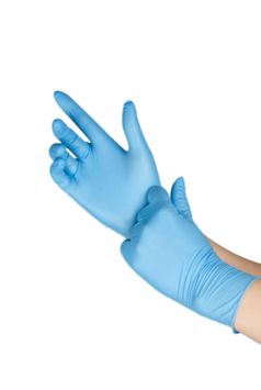 GANT NITRILE BLEU FISRT NON POUDRÉ TECHLINE ORIGIN TAILLE S BOÎTE X100