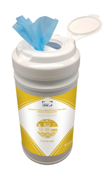 LINGETTES DESINFECTANTES SURFACES ALIMENTAIRES TECHLINE X200