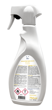 DESINFECTANT MAINS ET SURFACES AGROALIMENTAIRES SANS RINCAGE TECHLINE 750ML