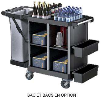 CHARIOT HOTELIER DE SERVICE RECYCLE