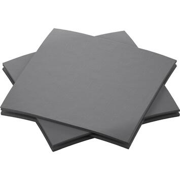 SERVIETTE 40X40CM AIRLAID TECHLINE PLIAGE 4 GRIS X360