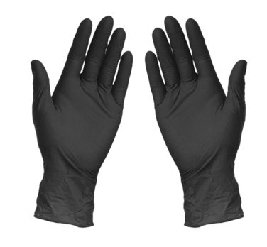 GANT NITRILE FIRST NOIR NON POUDRÉ TECHLINE ORIGIN TAILLE M BOITE X100