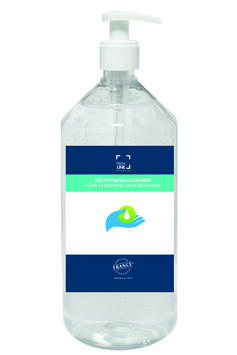 GEL HYDROALCOOLIQUE TECHLINE FLACON POMPE 1L X6