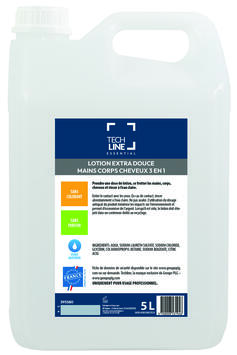SAVON MAINS CORPS & CHEVEUX TECHLINE BIDON 5L