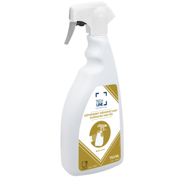 DETERGENT DESINFECTANT SURFACES HAUTES TECHLINE 750ML