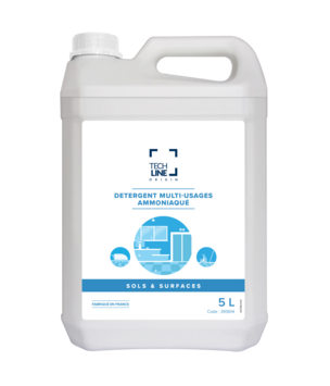 DETERGENT MULTI-USAGES AMMONIAQUE TECHLINE 5L