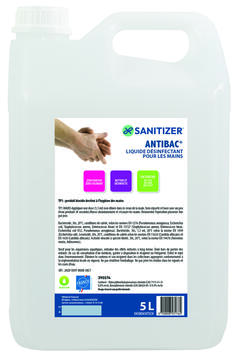 SAVON ANTIMICROBIEN ANTIBAC BIDON 5L