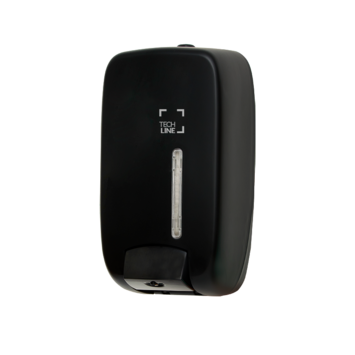 DISTRIBUTEUR MANUEL DE SAVON LOTION GEL À RÉSERVOIR TECHLINE 1L NOIR
