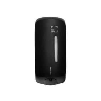 DISTRIBUTEUR À DÉTECTION OPTIQUE SAVON MOUSSE À RÉSERVOIR TECHLINE 1L NOIR