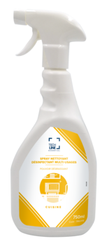 DEGRAISSANT DESINFECTANT MULTI-USAGES TECHLINE 750ML
