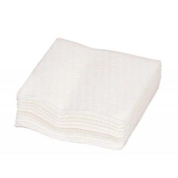 CARRÉ D'ESSUYAGE AIRLAID GAUFRÉ 50G 30X32CM BLANC X1200