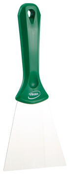 GRATTOIR A MAIN ALIMENTAIRE LAME INOX 10CM VERT