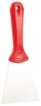 GRATTOIR A MAIN ALIMENTAIRE LAME INOX 10CM ROUGE