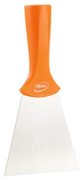 GRATTOIR ALIMENTAIRE LAME INOX PAS DE VIS 10CM ORANGE