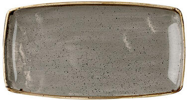 STONECAST GREY PLAT RECTANGULAIRE 29,8 X 15,3 CM