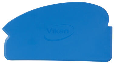 RACLE-TOUT ALIMENTAIRE LAME FLEXIBLE DETECTABLE 16CM BLEU