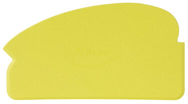 RACLE-TOUT ALIMENTAIRE LAME FLEXIBLE DETECTABLE 16CM JAUNE