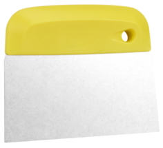 RACLOIR COUPE PATE ACIER 146MM JAUNE