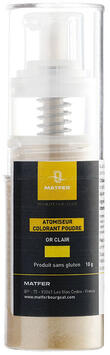 SPRAY POUDRE MÉTALLIQUE EN ATOMISEUR OR CLAIR 10 G